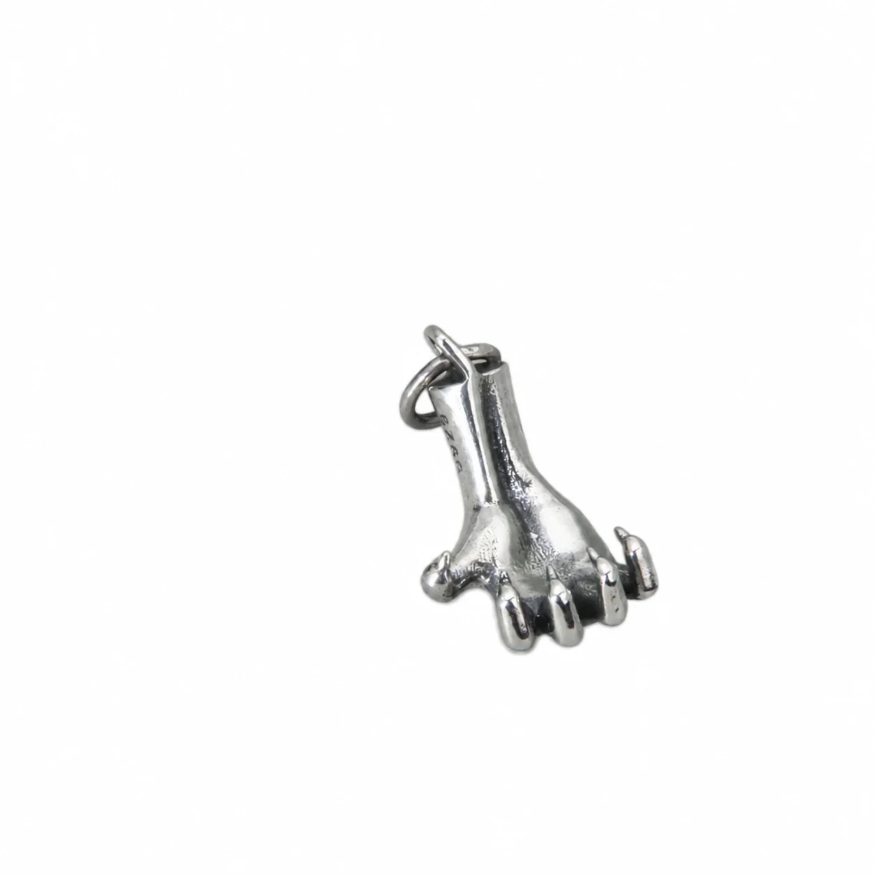 Gothic 925 Sterling Silver Five-Finger Hand Pendant