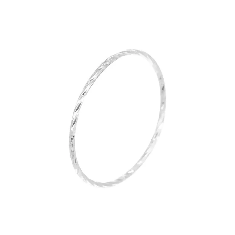 Delicate 925 Sterling Silver Twisted Slim Band Ring