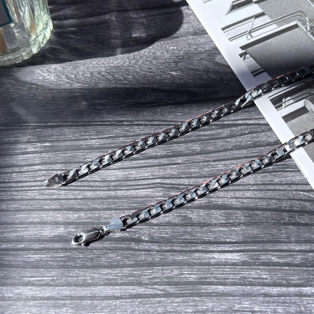 Bold 6mm Cuban Link 925 Sterling Silver Chain Necklace