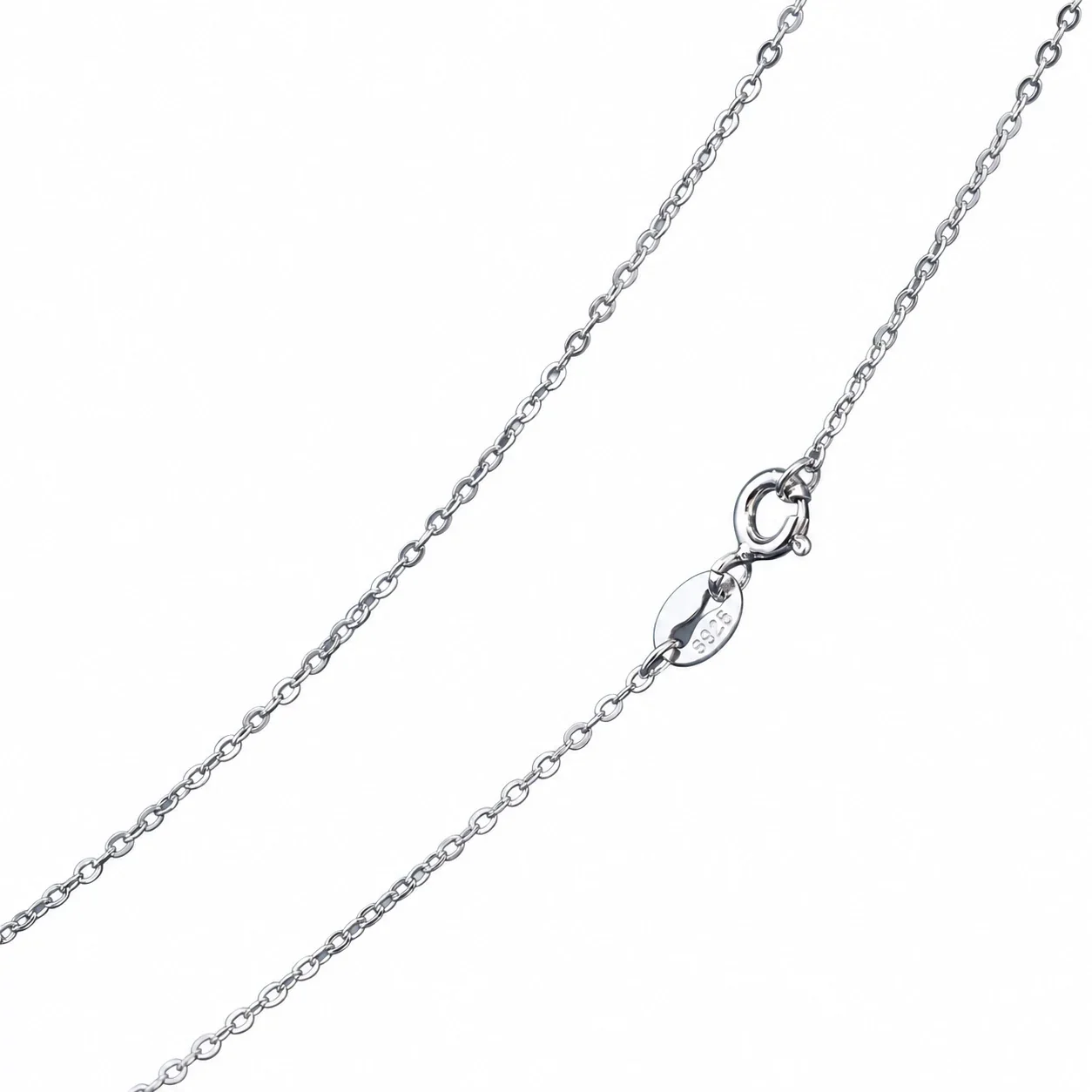 Refined 925 Sterling Silver Box & Snake Chain Necklace