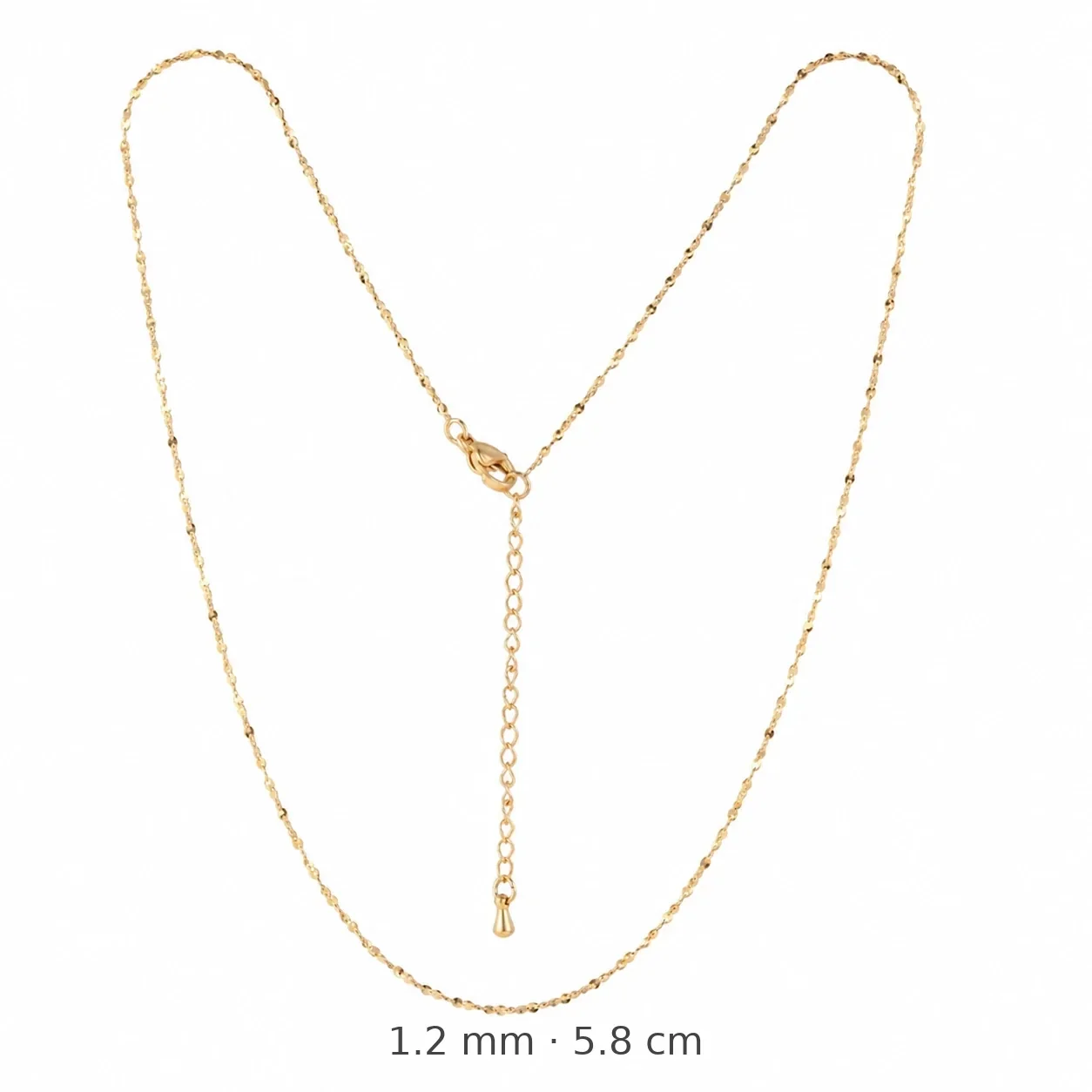 Refined Stainless Steel Box-Link and Snake Chain Necklaces - Gold Bead-Station