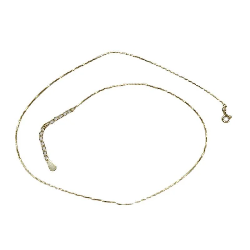 Twisted Marquise-Link 925 Sterling Silver Chain Necklace