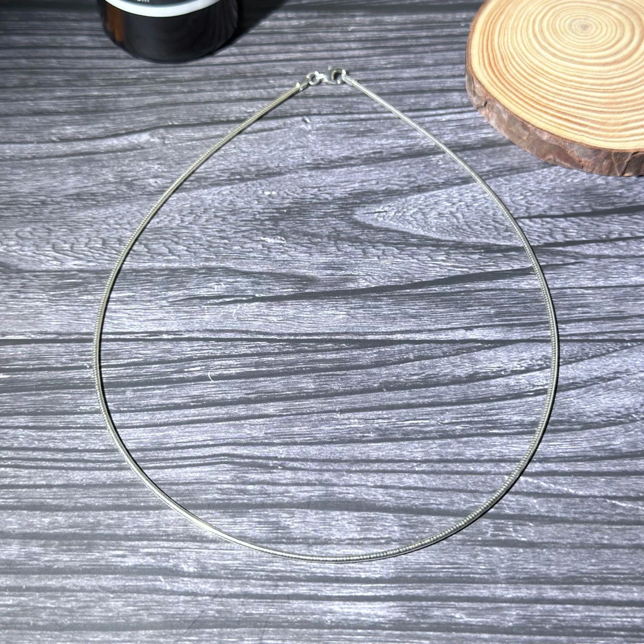 Polished 925 Sterling Silver Slim Snake Chain Necklace