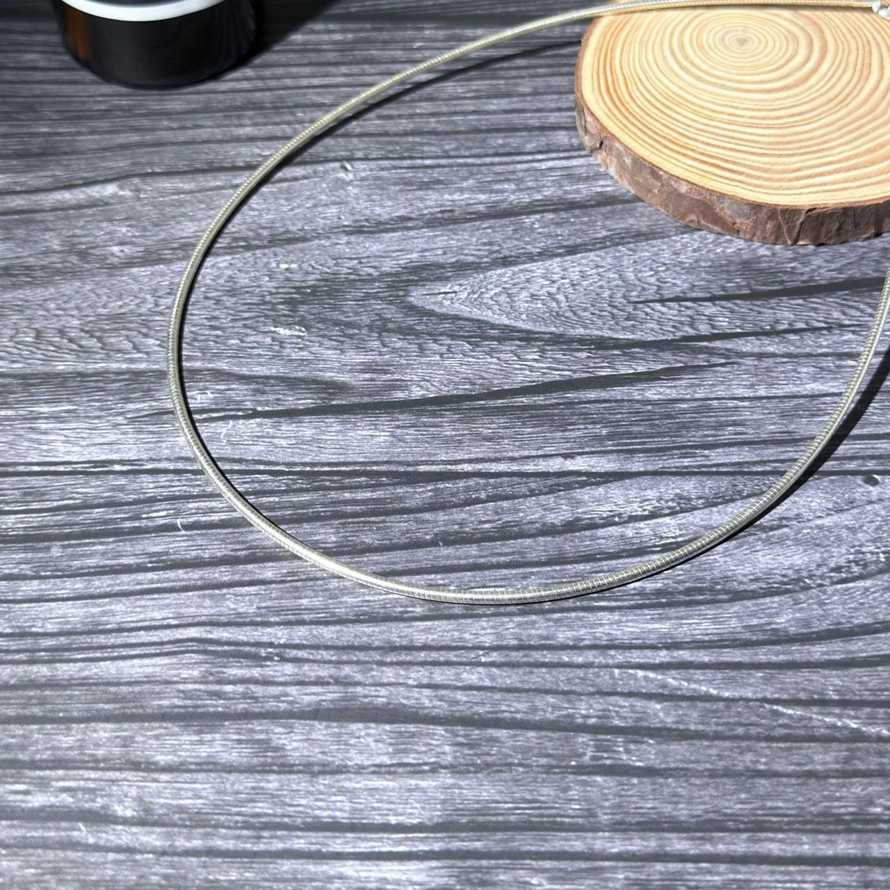 Polished 925 Sterling Silver Slim Snake Chain Necklace