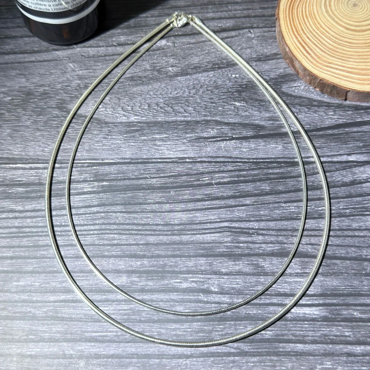 Polished 925 Sterling Silver Slim Snake Chain Necklace