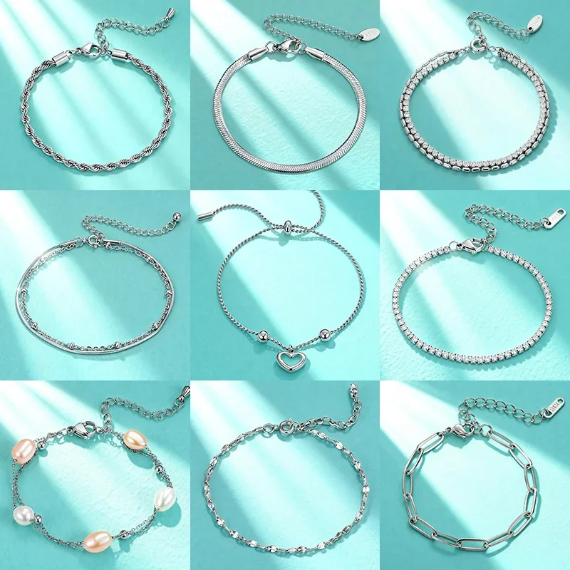 Luminous 18K Gold-Plated Oval Pearl Bead Bracelet