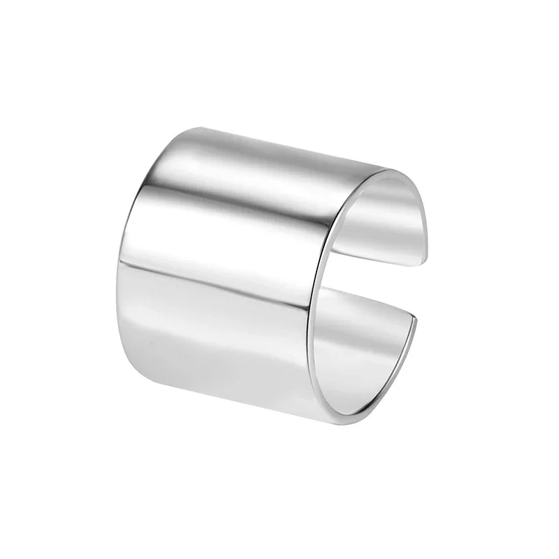 Sculptural Wide-Band Copper Open-Front Dome Ring