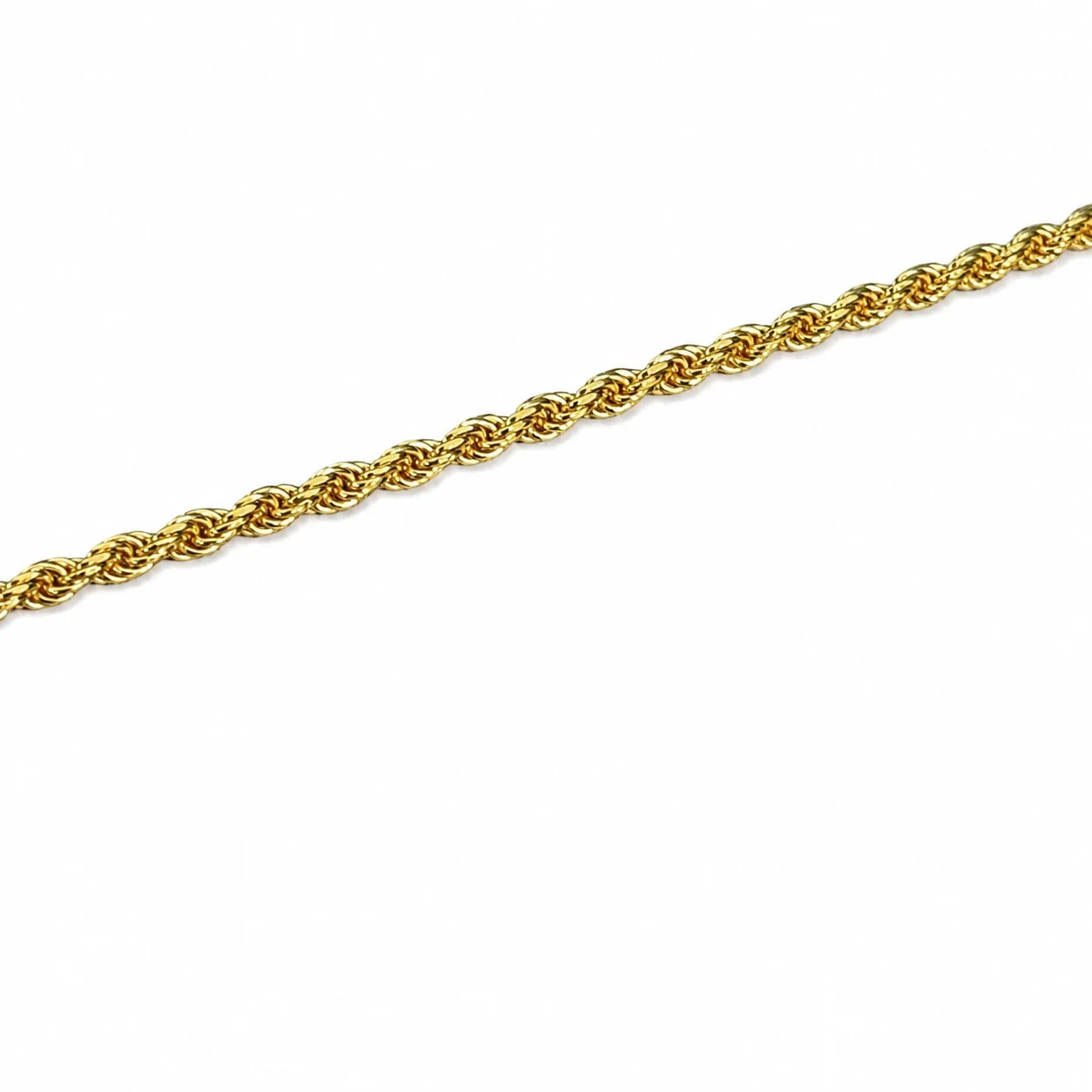 Twisted Rope 925 Sterling Silver Lobster Clasp Chain Necklace