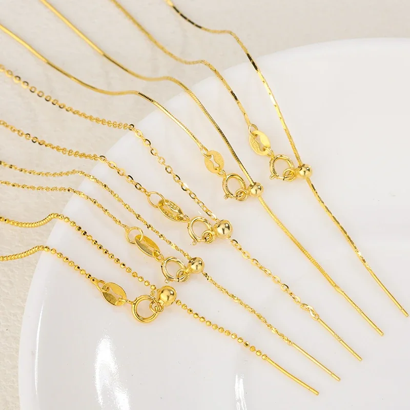 Polished 925 Sterling Silver Box Chain Threader Necklace