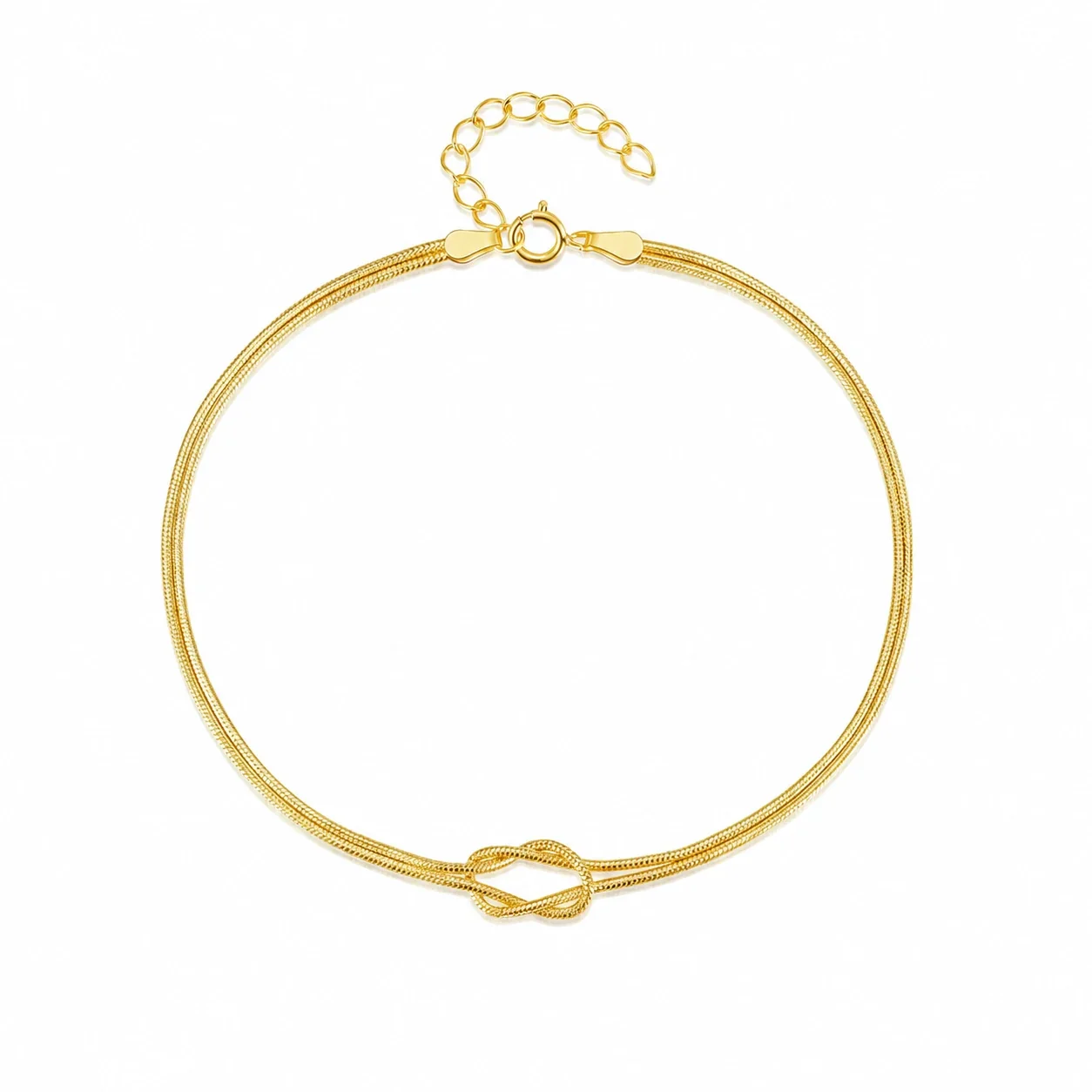 Refined 925 Sterling Silver Infinity Snake Chain Bracelet
