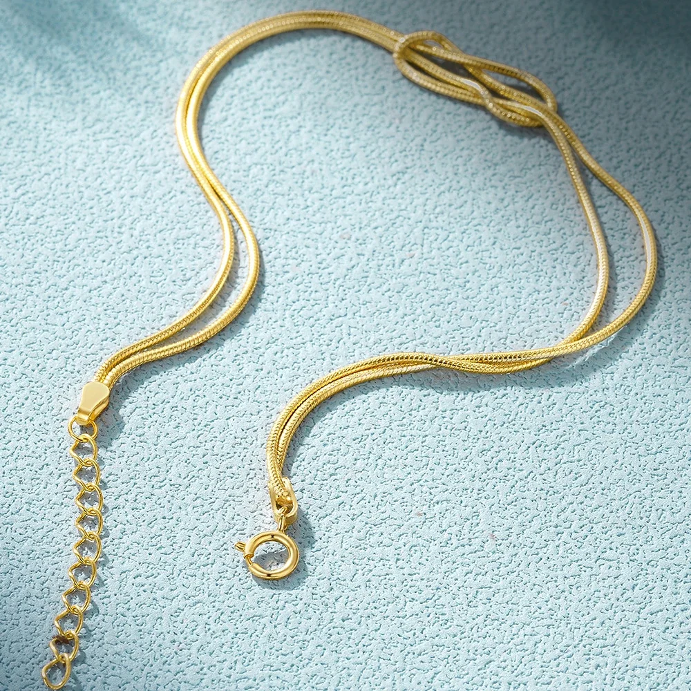 Refined 925 Sterling Silver Infinity Snake Chain Bracelet