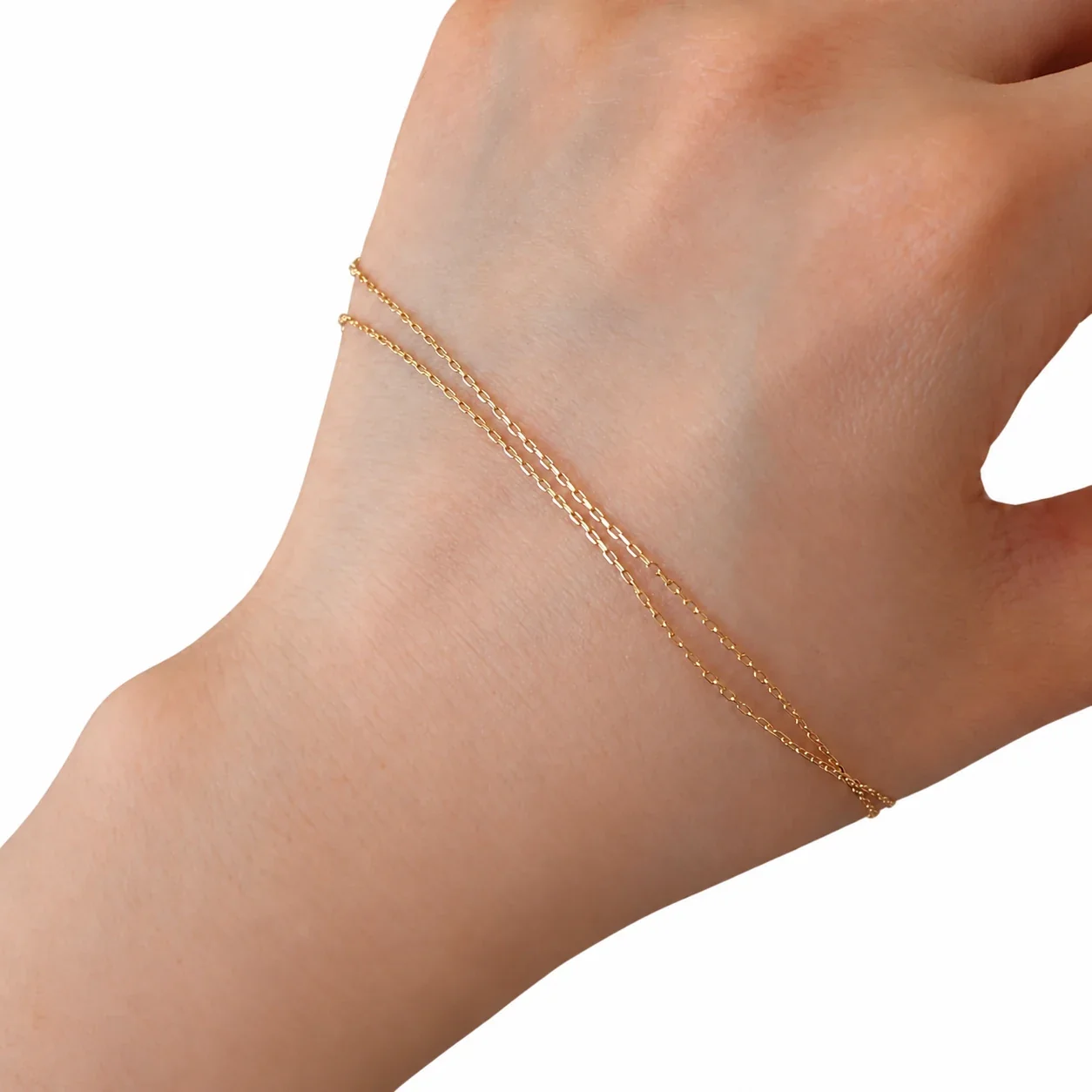 Delicate 925 Sterling Silver Fine Oval-Link Chain Necklace