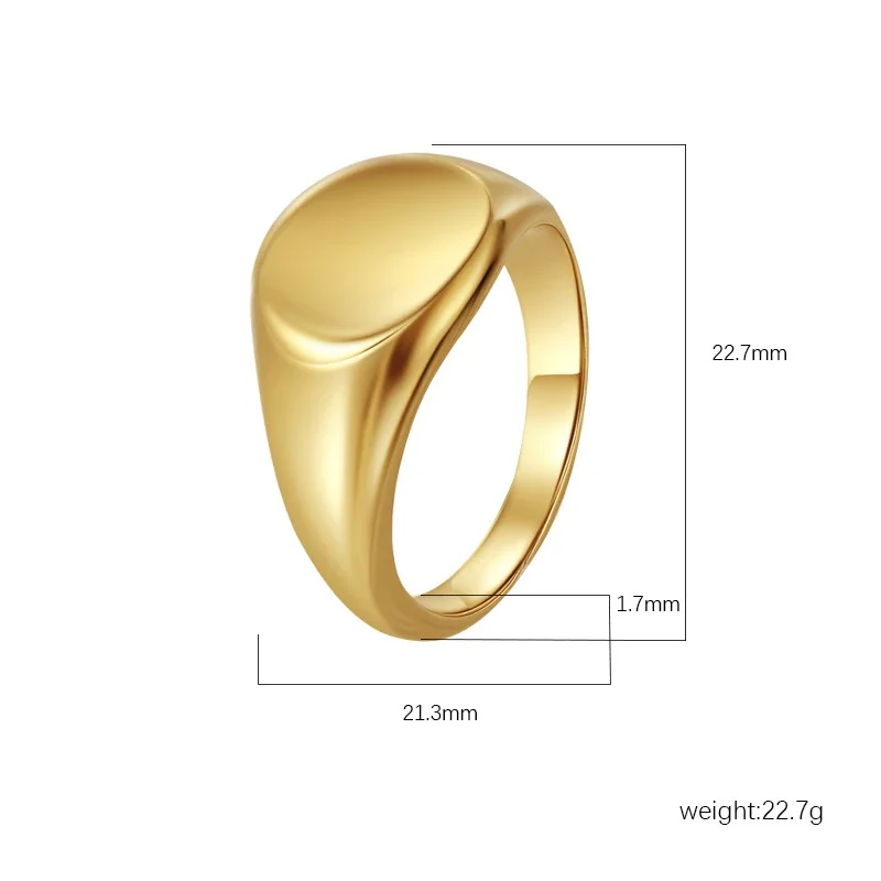 Sculptural 18K Gold-Plated Baguette Stone Wide-Band Ring