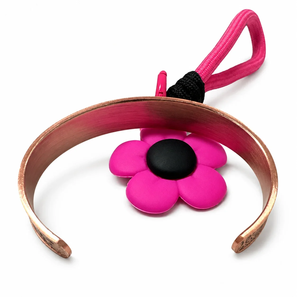 Antique Copper-Plated Tree and Moon Open Cuff Bangle