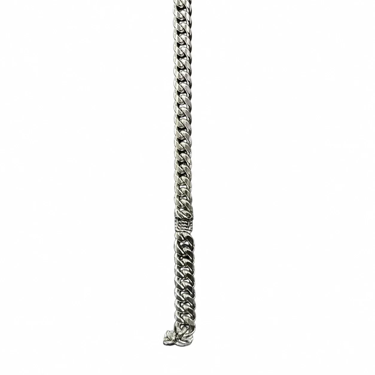 Bold Cuban Link Box-Clasp Stainless Steel Chain Necklace