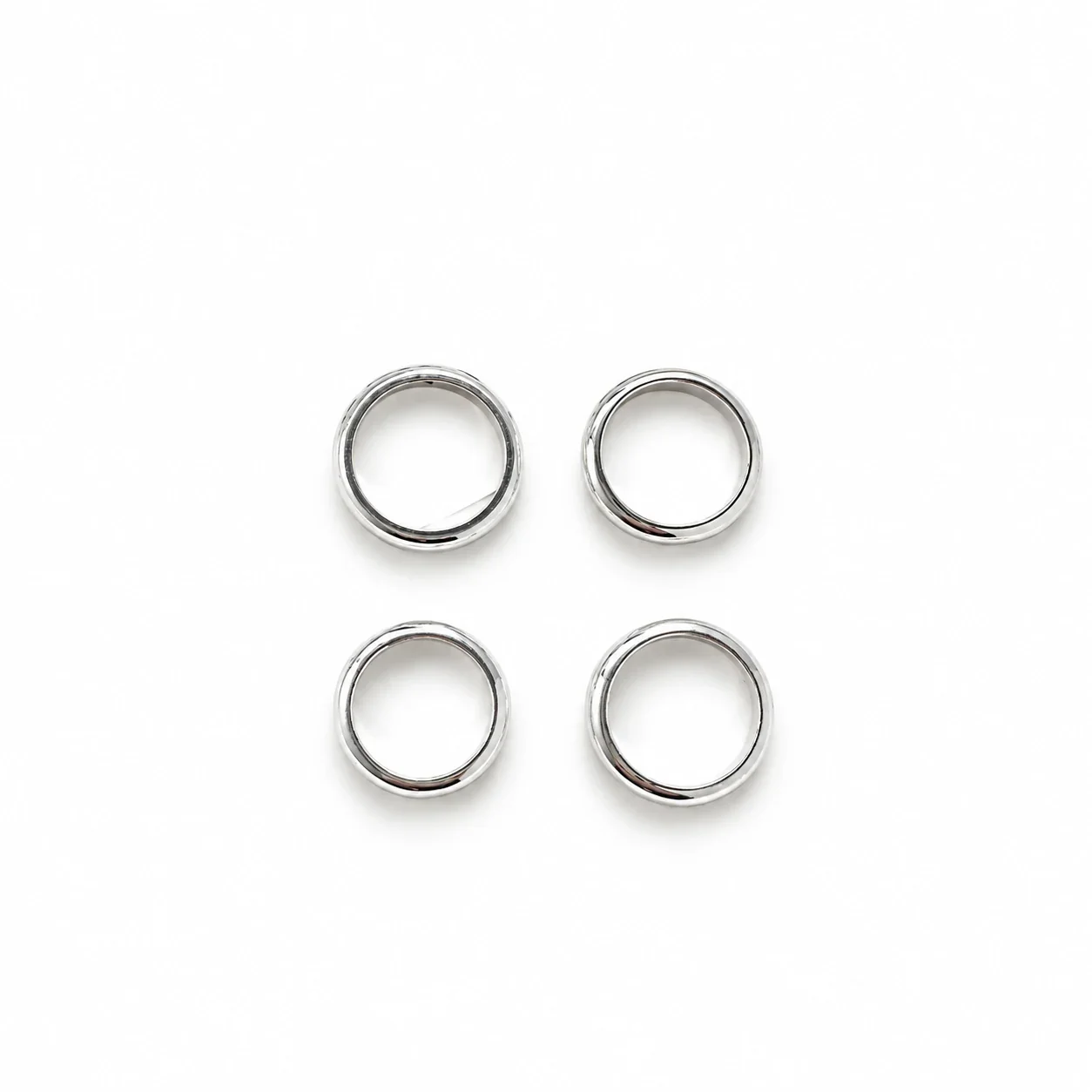 Sculptural 925 Sterling Silver High-Polish Dome Ring